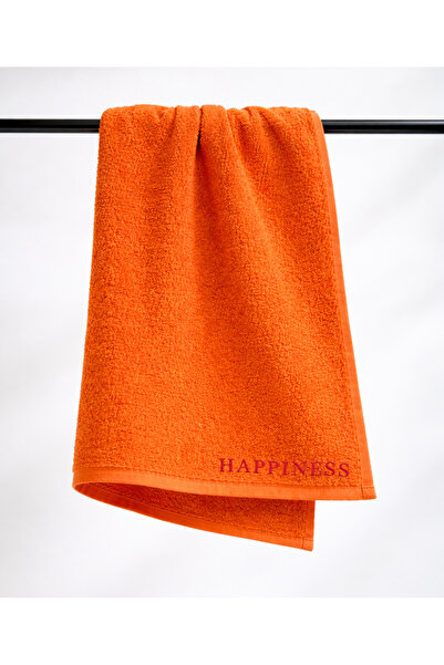 LIWOGY Happiness Embroidered Colorful Hand and Face Hair Towel 50X90