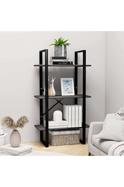 Concept Ράφι αποθήκευσης, γκρι, 60x30x105 cm, μοριοσανίδα