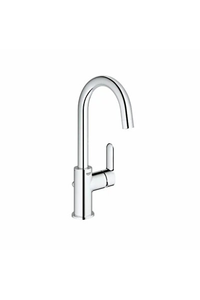 Grohe BauEdge L basin mixer, C-spout, glossy chrome