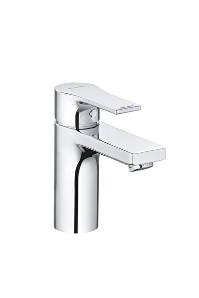 Kludi Basin faucet, Kludi, Zenta SL 100, with Push-Open valve, chrome