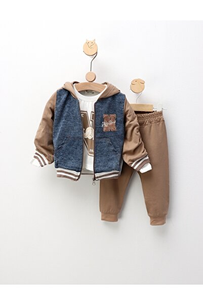 MiniKids Next Brand suit, brown model