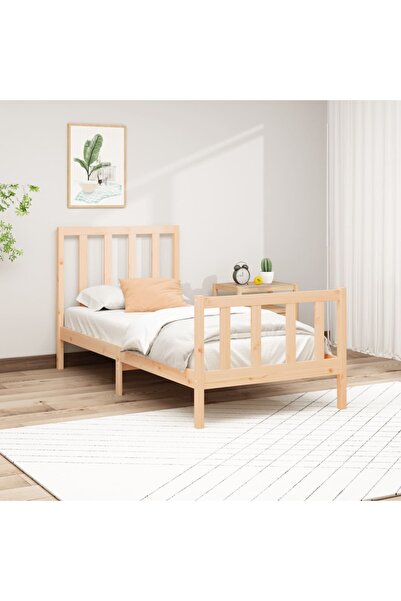 Concept Σκελετός κρεβατιού, 90x200 εκ., μασίφ ξύλο πεύκου