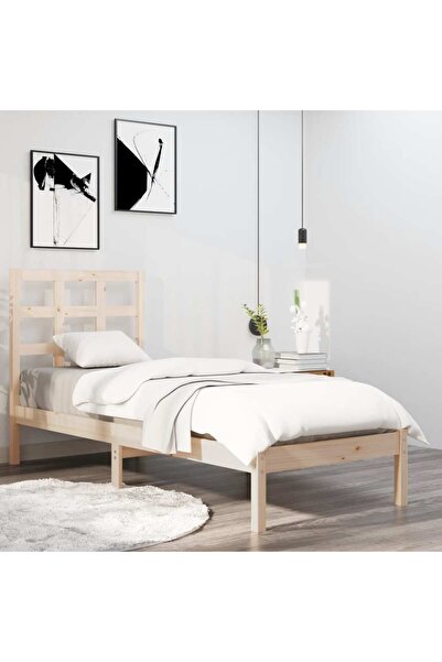 Concept Cadru de pat Single 3FT, 90x190 cm, lemn masiv