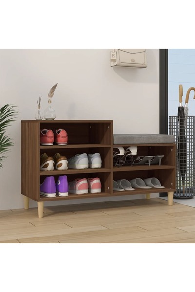 Concept Pantofar, stejar maro, 102x36x60 cm, lemn prelucrat