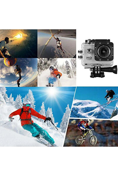 SprintMag Camera video de Actiune Sport FullHD 1080, Impermeabil 30M,Unghi 140°,Accesorii MicroSD,Stabilizator