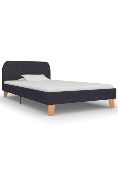 Concept Σκελετός κρεβατιού, σκούρο γκρι, 90 x 200 cm, ύφασμα