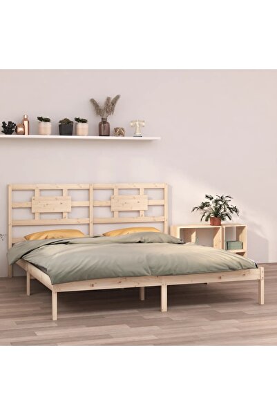 Concept Σκελετός κρεβατιού, 200x200 εκ., μασίφ ξύλο