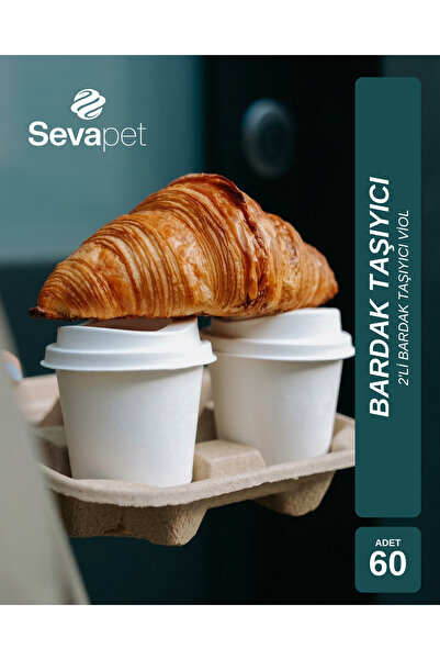 SEVAPET 2'Lİ BARDAK TUTUCU VİOL / 60 ADET