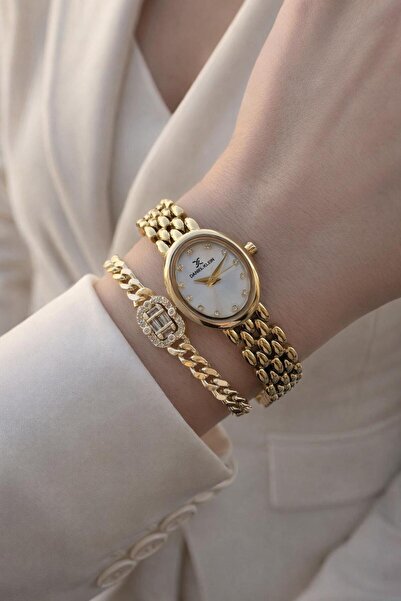 Steel Strap 30 Mt Waterproof Custom Design Women Wrist Watch + Bracelet VS.BLKT.0898