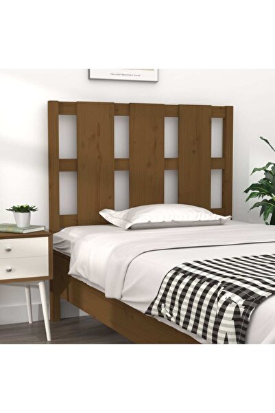 Concept Κομοδίνο, μελί καφέ, 95,5x4x100 εκ., μασίφ ξύλο πεύκου