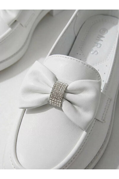 Zaira Λευκά κοριτσίστικα παπούτσια από οικολογικό Δερμάτινο Alda2 #24622 - 36