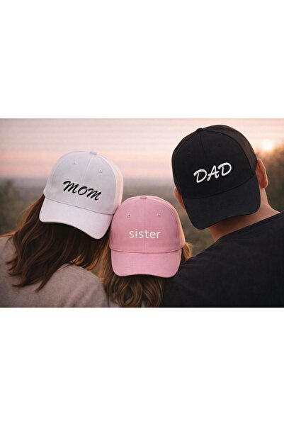 sf collection Family Matching Hat Set Mom Dad Sister Brother Printed Unisex A...