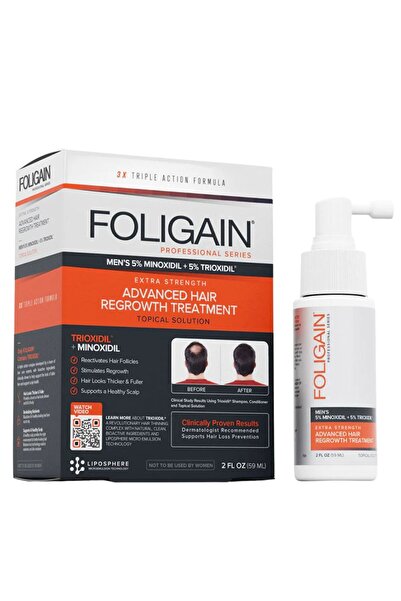 FOLIGAIN Εντατική Θεραπεία Τριχόπτωσης για Άνδρες - Μινοξιδίλιο και Τριοξιδίλ...