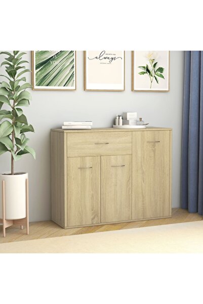 Concept Sideboard, Sonoma oak, 88 x 30 x 70 cm, chipboard