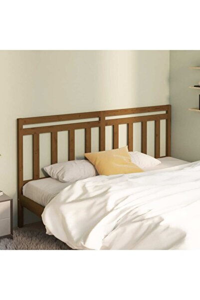 Concept Κομοδίνο, μελί καφέ, 206x4x100 εκ., μασίφ ξύλο πεύκου