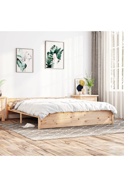 Concept Cadru de pat Super King 6FT, 180x200 cm, lemn masiv