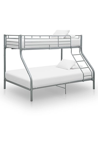 Concept Σκελετός κουκέτας, γκρι, 140 x 200/90 x 200 cm, μεταλλικός