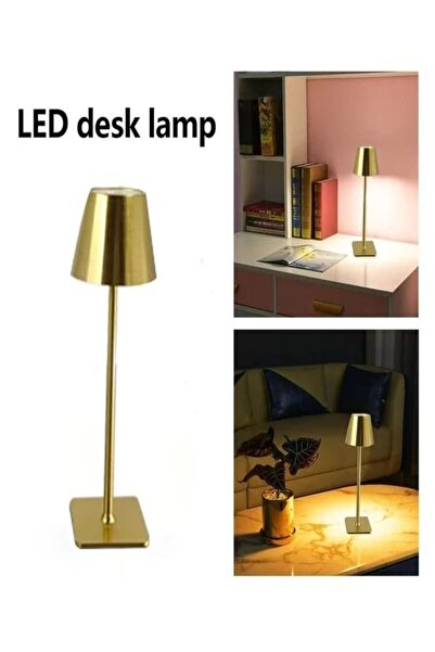 iTin Lampă de Masă Reîncărcabilă LED Touch Q‑LED46, 5W, 2600 mAh, Aluminiu, I...