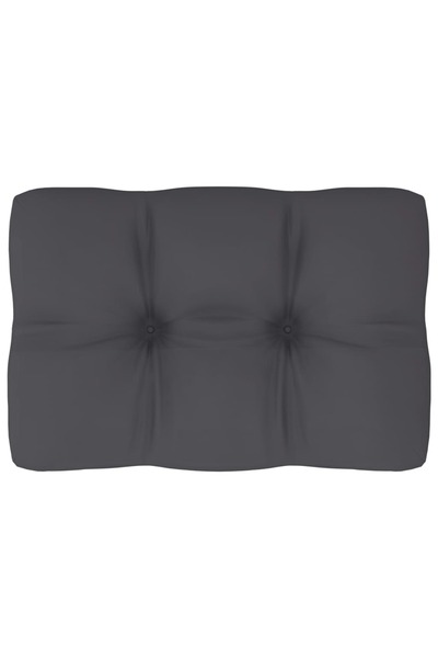 Concept Διακοσμητικό μαξιλάρι από παλέτα, ανθρακί, 60 x 40 x 10 εκ.