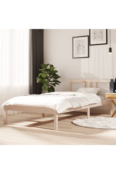 Concept Σκελετός Μονό κρεβατιού 3FT, 90x190 cm, μασίφ ξύλο