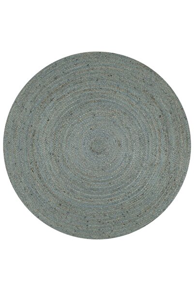 Concept Χειροποίητο Χαλί , λαδί, 90 εκ., γιούτα, στρογγυλό