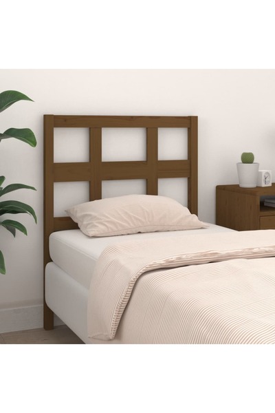 Concept Tăblie de pat, maro miere, 105,5x4x100 cm, lemn masiv de pin