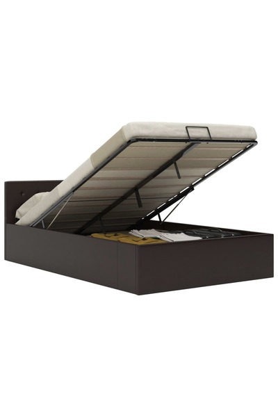 Concept Υδραυλικό πλαίσιο κρεβατιού, αποθηκευτικός χώρος, γκρι, 140 x 200 cm,...