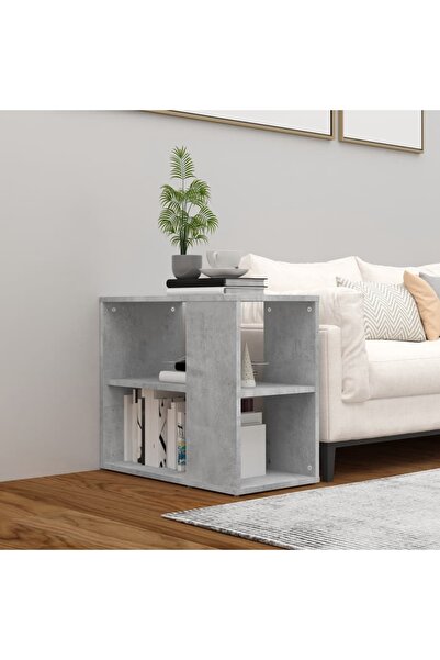 Concept Side cabinet, concrete grey, 60x30x50 cm, chipboard