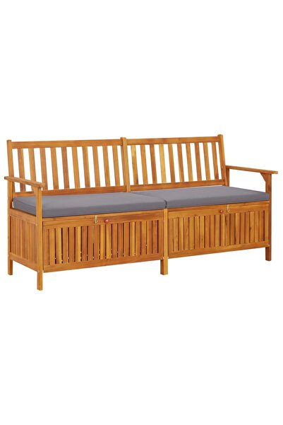 Concept Πάγκος αποθήκευσης με Μαξιλάρι, 170 cm, από μασίφ ξύλο ακακίας