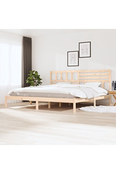 Concept Cadru de pat, 200x200 cm, lemn masiv de pin