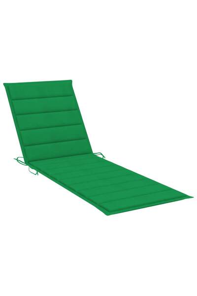 Concept Pernă de șezlong, verde, 200x60x3 cm, material textil