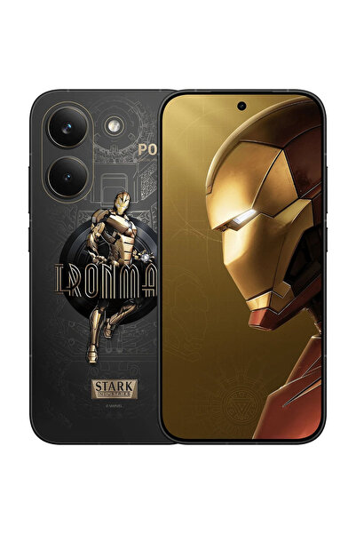 POCO Telefon mobil X8 Pro, Dual SIM, 12GB RAM, 512GB, 5G, Gold Iron Man Edition