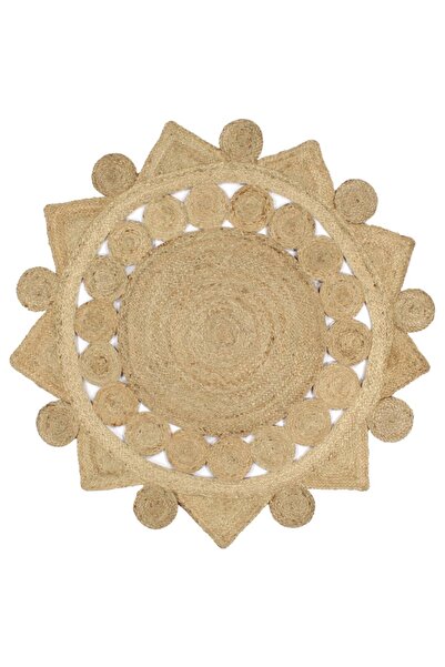 Concept Χειροποίητο Υφαντό Χαλί από γιούτα, 120 εκ.