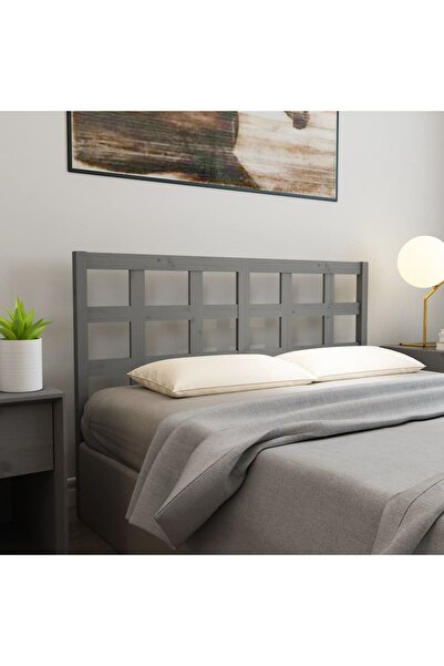 Concept Κομοδίνο, γκρι, 156x4x100 cm, μασίφ ξύλο πεύκου