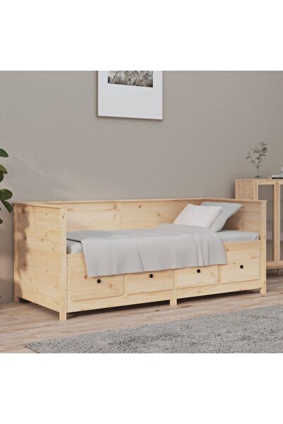 Concept Pat de zi, 75x190 cm, lemn masiv de pin