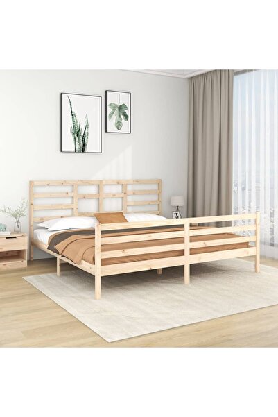 Concept Cadru de pat, 200x200 cm, lemn masiv