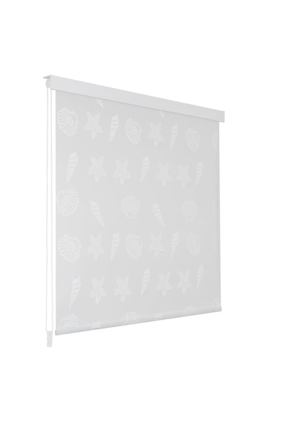 Concept Κουρτίνα ντους με ρολό 160x240 εκ. με σχέδιο αστερία