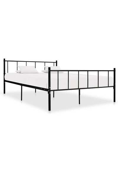 Concept Σκελετός κρεβατιού, μαύρος, 180 x 200 εκ., μεταλλικός