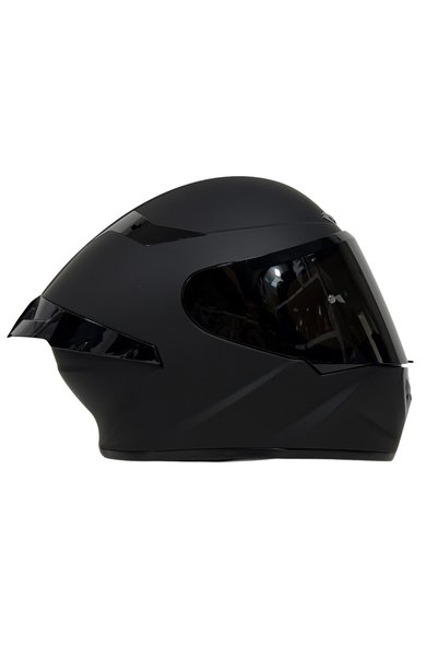 Rivox R2 Matt Black Motosiklet Kask Şeffaf Vizör Hediye