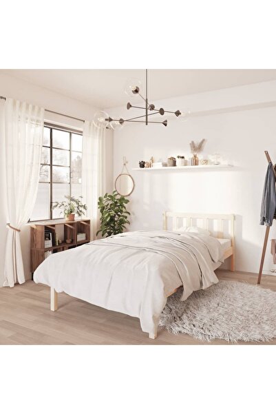 Concept Σκελετός Μονό κρεβατιού UK, 90x190 cm, μασίφ ξύλο πεύκου