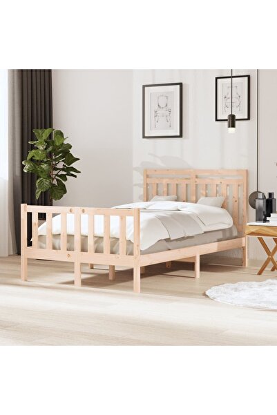 Concept Σκελετός κρεβατιού, 120x200 εκ., μασίφ ξύλο