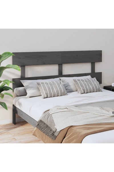 Concept Κομοδίνο, γκρι, 154x3x81 cm, μασίφ ξύλο πεύκου