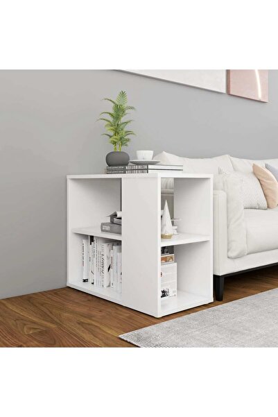 Concept Πλαϊνό ντουλάπι, λευκό, 60x30x50 cm, μοριοσανίδα