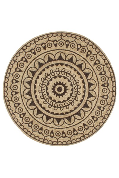 Concept Χειροποίητο Χαλί με Με τύπωμα , 120 εκ., Γιούτα