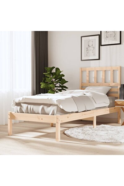 Concept Σκελετός κρεβατιού, 90x200 εκ., μασίφ ξύλο πεύκου