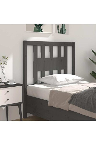 Concept Κομοδίνο, γκρι, 96x4x100 cm, μασίφ ξύλο πεύκου