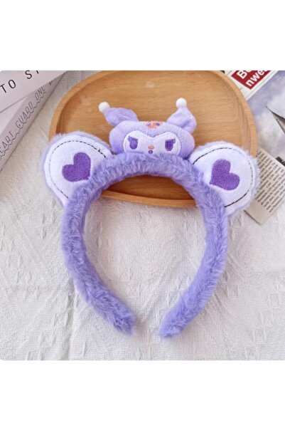 SANRIO Ear Plush Hairband for Girls – Cute Kawaii Cartoon Headband