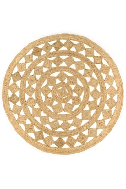 Concept Χειροποίητο Υφαντό Χαλί από γιούτα, 210 εκ.