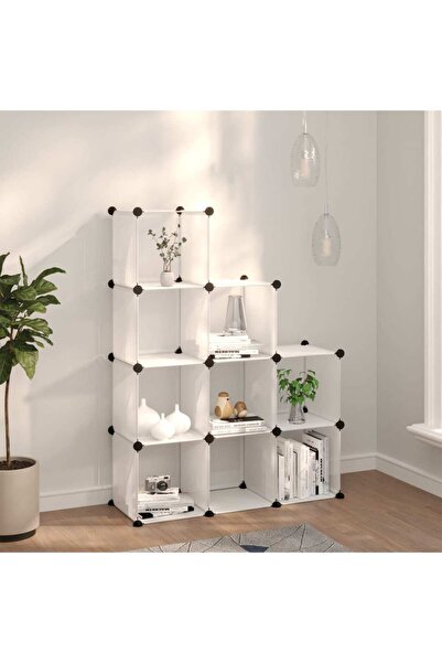 Concept Οργανωτής αποθήκευσης κύβων, 9 κύβοι, Διαφανές, PP