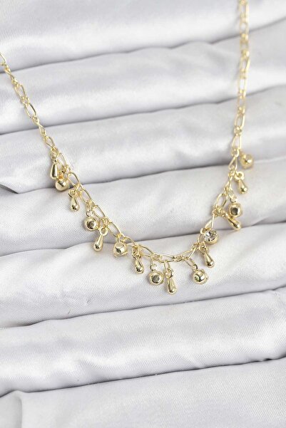 Inure Jewelry 316L سلسلة الصلب قلادة ذهبية اللون المرأة